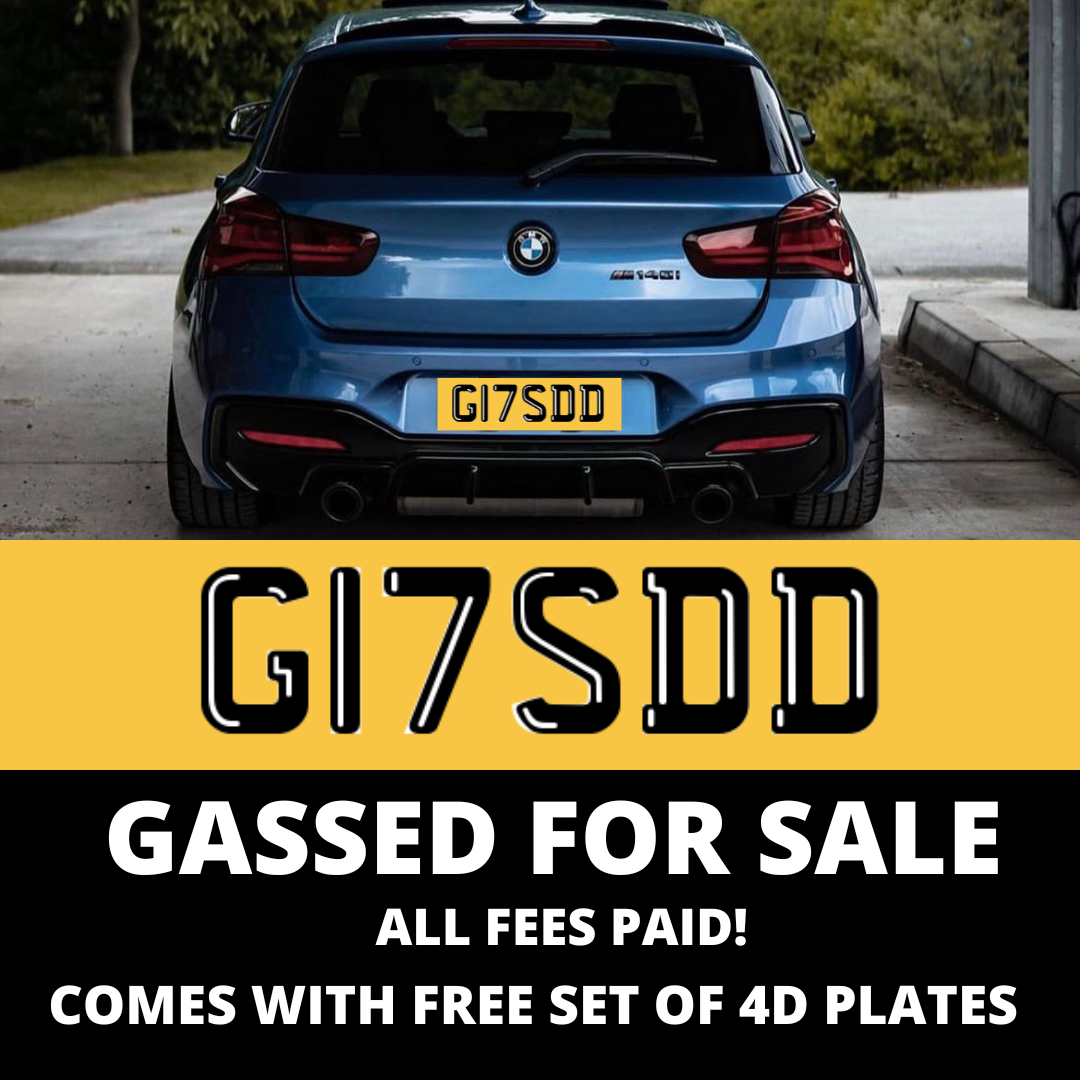 G17SDD - G17 SDD PRIVATE NUMBER PLATE - UMR Accessories